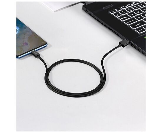 Дата кабель USB 2.0 AM to Micro 5P 2.0m Superior Fast Charging 2A black Baseus (CAMYS-A01), изображение 6 Дата кабель USB 2.0 AM to Micro 5P 2.0m Superior Fast Charging 2A black Baseus (CAMYS-A01), изображение 6