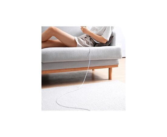Дата кабель USB 2.0 AM to USB-C 2.0m Superior Fast Charging 100W moon white Baseus (P10320102214-03), изображение 11 Дата кабель USB 2.0 AM to USB-C 2.0m Superior Fast Charging 100W moon white Baseus (P10320102214-03), изображение 11