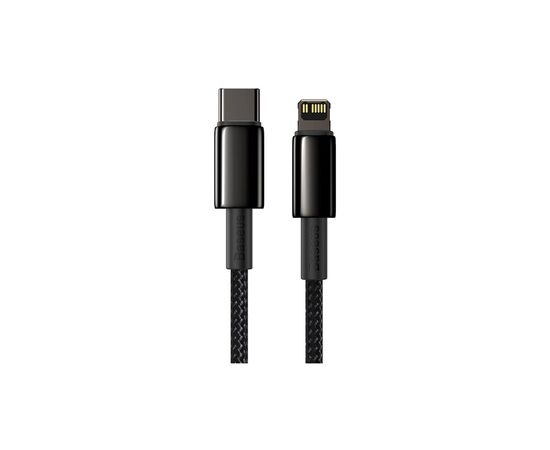 Дата кабель USB-C to Lightning 2.0m Tungsten Gold Fast Charging, PD 20W black Baseus (CATLWJ-A01)