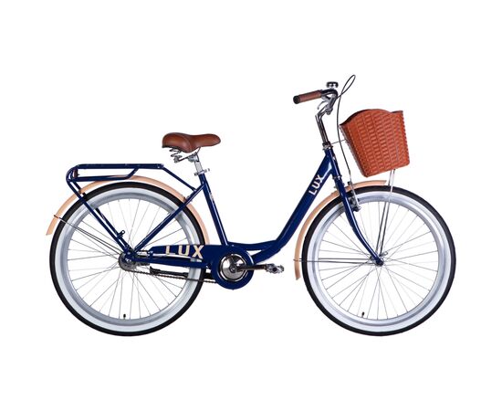 Велосипед Dorozhnik 26" LUX Velosteel рама-17" ST 2025 синій (OPS-D-26-289)