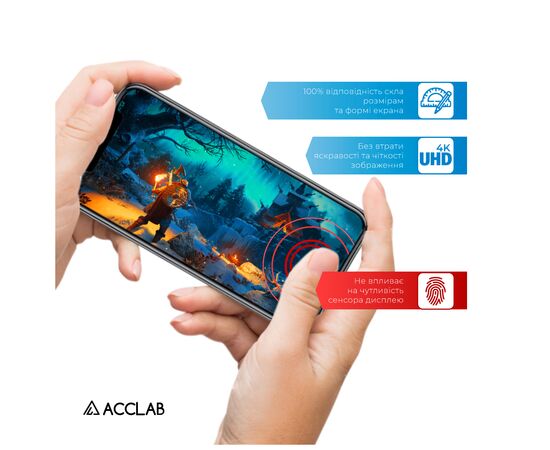 Скло захисне ACCLAB Full Glue Apple iPhone 16 Pro Max Black (1283126593284), зображення 6 Скло захисне ACCLAB Full Glue Apple iPhone 16 Pro Max Black (1283126593284), зображення 6