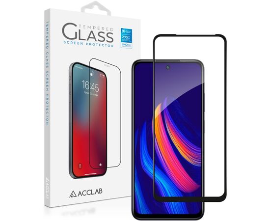 Стекло защитное ACCLAB Full Glue Infinix Hot 30 Play Black (1283126589591)