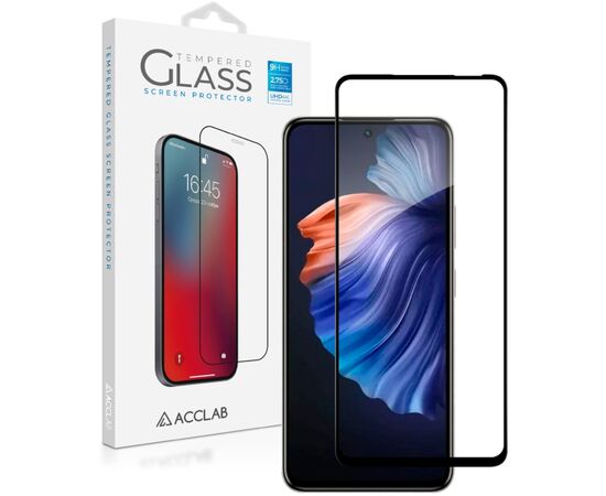 Стекло защитное ACCLAB Full Glue Infinix Hot 50 Pro Black (1283126598807)
