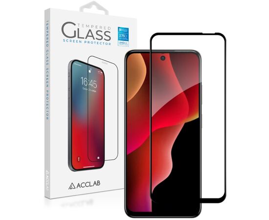 Стекло защитное ACCLAB Full Glue Infinix Hot 50i Black (1283126606885)