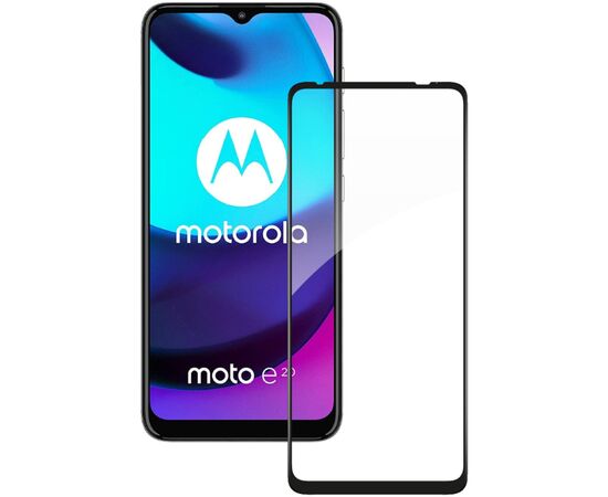Стекло защитное ACCLAB Full Glue MOTO E20 Black (1283126521232), изображение 2 Стекло защитное ACCLAB Full Glue MOTO E20 Black (1283126521232), изображение 2