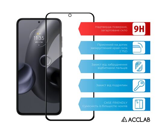Стекло защитное ACCLAB Full Glue MOTO EDGE 30 Neo Black (1283126546679), изображение 3 Стекло защитное ACCLAB Full Glue MOTO EDGE 30 Neo Black (1283126546679), изображение 3
