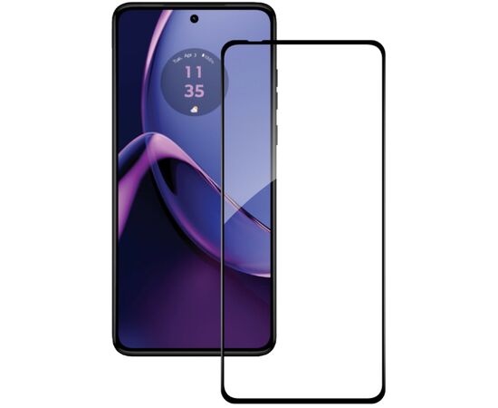 Стекло защитное ACCLAB Full Glue Moto G84 Black (1283126582332), изображение 2 Стекло защитное ACCLAB Full Glue Moto G84 Black (1283126582332), изображение 2