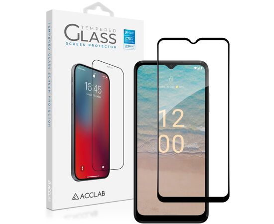 Стекло защитное ACCLAB Full Glue Nokia G22 Black (1283126582158)