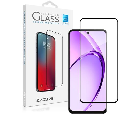 Стекло защитное ACCLAB Full Glue Oppo A3 5G Black (1283126598876)