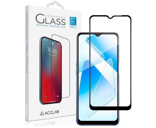 Стекло защитное ACCLAB Full Glue Oppo A55 5G Black (1283126522086)