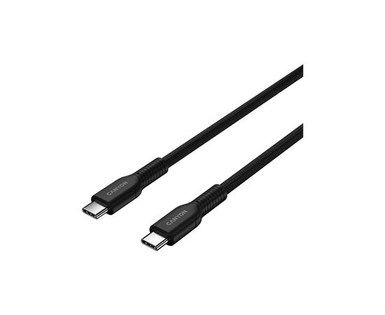 Дата кабель USB-C to USB-C 1.0m OnWire 60CL C-C 60W COLOR Braided 1m Black Canyon (CND-CCAP60AB10B), изображение 2 Дата кабель USB-C to USB-C 1.0m OnWire 60CL C-C 60W COLOR Braided 1m Black Canyon (CND-CCAP60AB10B), изображение 2