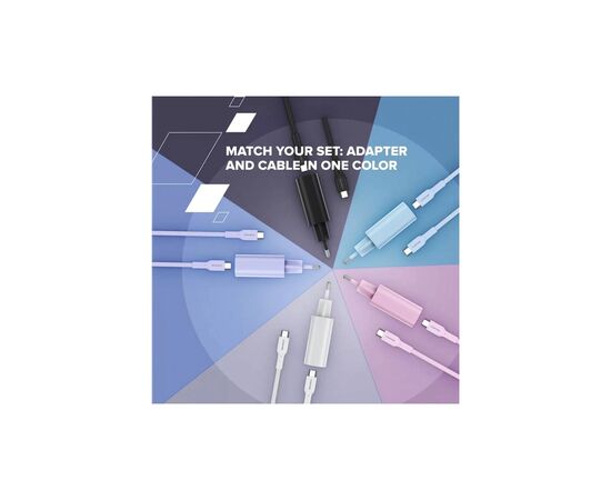Дата кабель USB-C to USB-C 1.0m OnWire 60CL C-C 60W COLOR Braided 1m Purple Canyon (CND-CCAP60AB10PU), изображение 4 Дата кабель USB-C to USB-C 1.0m OnWire 60CL C-C 60W COLOR Braided 1m Purple Canyon (CND-CCAP60AB10PU), изображение 4