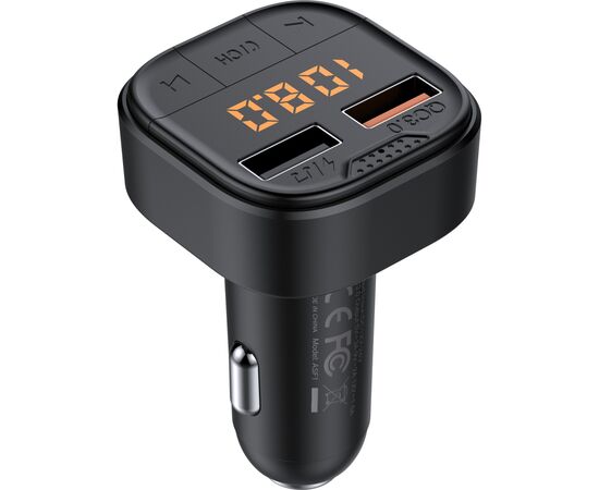 FM модулятор Armorstandart ASF1 18W QC3.0 2xUSB black (ARM82826), изображение 2 FM модулятор Armorstandart ASF1 18W QC3.0 2xUSB black (ARM82826), изображение 2