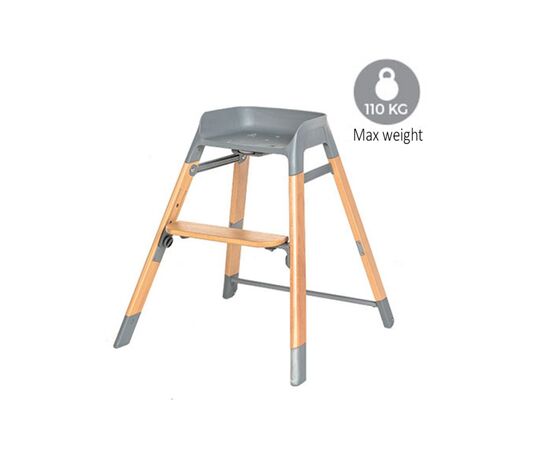 Стульчик для кормления Espiro SENSE 27 WHITE GRAY (5906724203381), изображение 4 Стульчик для кормления Espiro SENSE 27 WHITE GRAY (5906724203381), изображение 4