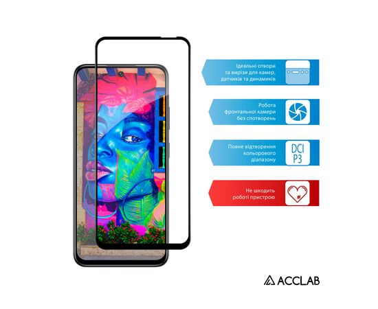 Скло захисне ACCLAB Full Glue Infinix Smart 9 Black (1283126599293), зображення 5 Скло захисне ACCLAB Full Glue Infinix Smart 9 Black (1283126599293), зображення 5