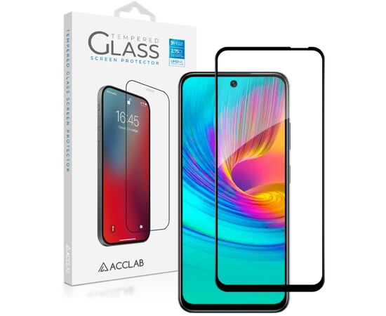Стекло защитное ACCLAB Full Glue Infinix Smart 9 Black (1283126599293)