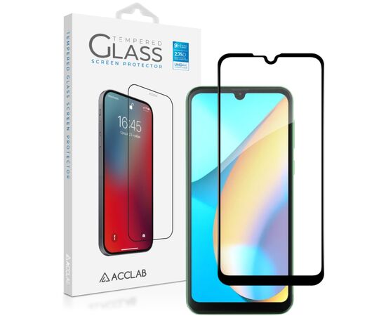 Стекло защитное ACCLAB Full Glue Oscal C20 Pro Black (1283126582042)