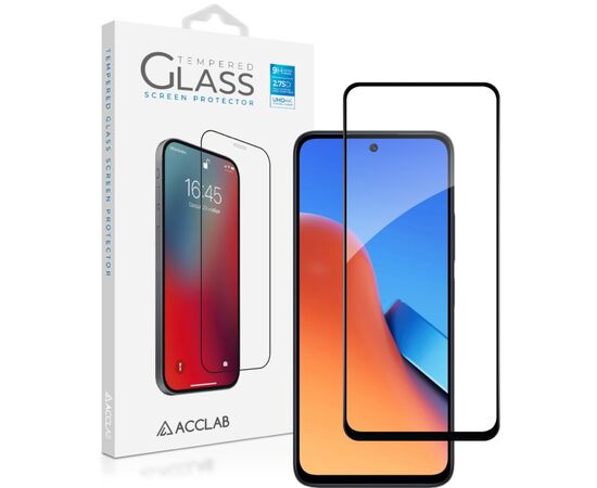Стекло защитное ACCLAB Full Glue Xiaomi Redmi 13 Black (1283126592904)