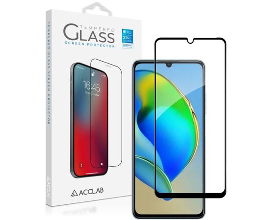 Стекло защитное ACCLAB Full Glue ZTE Blade A72S Black (1283126575792)