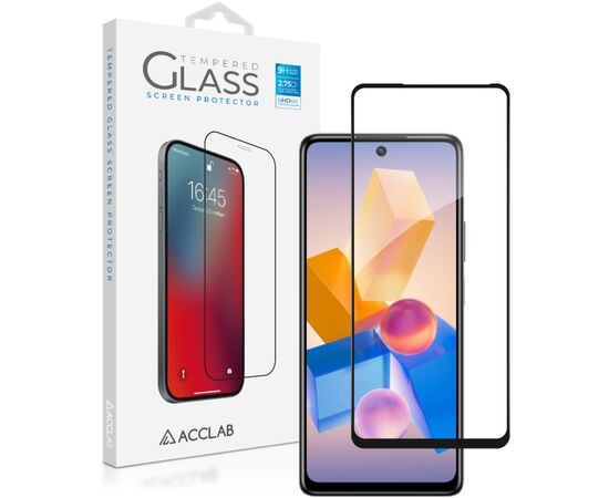 Стекло защитное ACCLAB Full Glue Infinix Hot 40 Black (1283126589157)