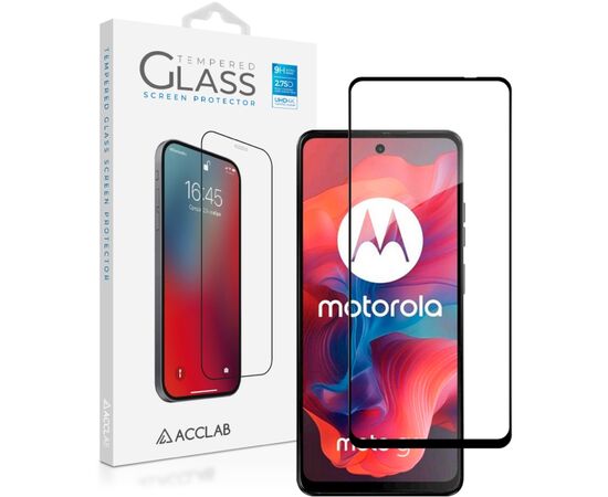 Стекло защитное ACCLAB Full Glue Moto G04 Black (1283126594250)