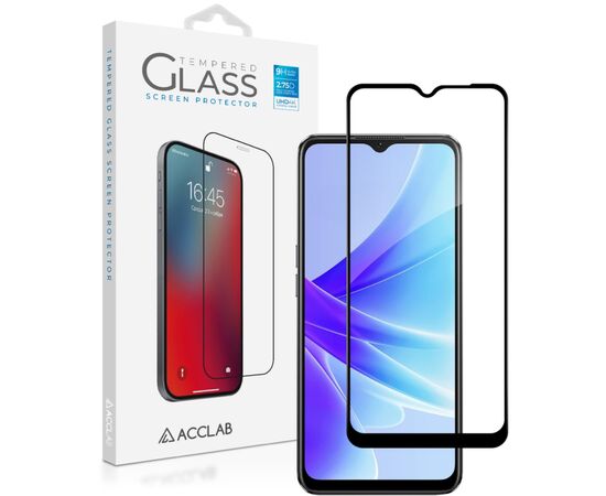Стекло защитное ACCLAB Full Glue Oppo A77S Black (1283126576768)