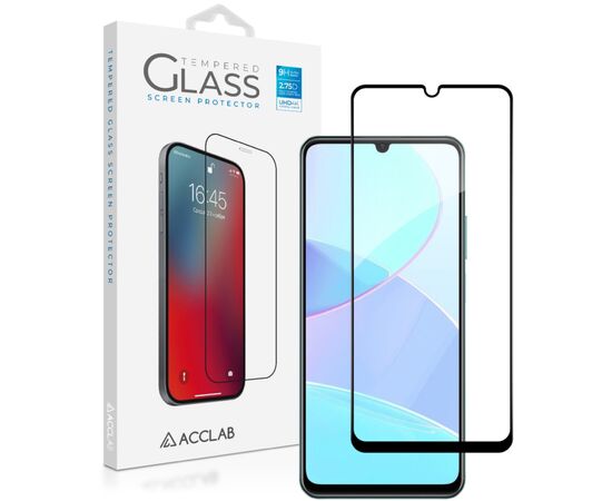 Стекло защитное ACCLAB Full Glue Realme C51 Black (1283126582837)