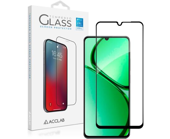 Стекло защитное ACCLAB Full Glue Realme C63 Black (1283126594946)