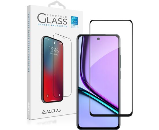 Стекло защитное ACCLAB Full Glue Realme C67 Black (1283126590078)