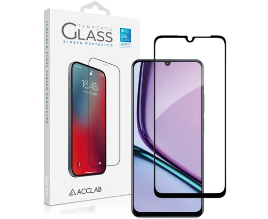 Скло захисне ACCLAB Full Glue Realme Note 60 Black (1283126608957)