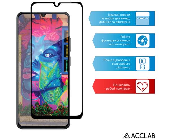 Стекло защитное ACCLAB Full Glue Realme Note 60X Black (1283126609015), изображение 5 Стекло защитное ACCLAB Full Glue Realme Note 60X Black (1283126609015), изображение 5