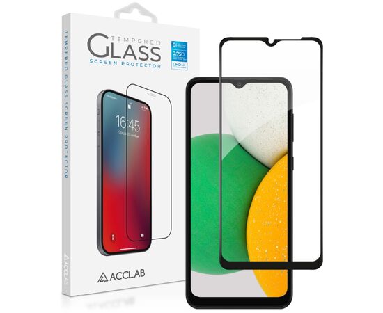 Стекло защитное ACCLAB Full Glue Samsung A03 Core Black (1283126519093)