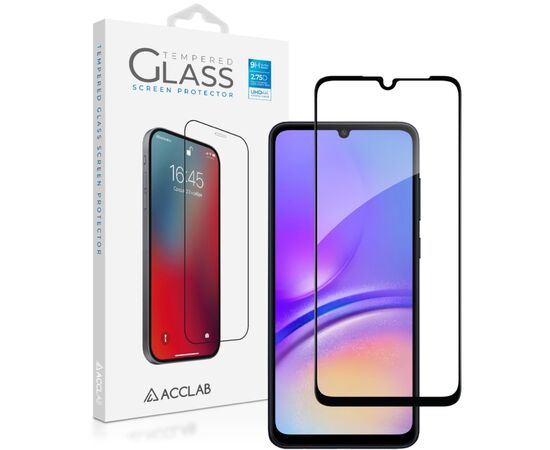 Стекло защитное ACCLAB Full Glue Samsung A05 Black (1283126578304)