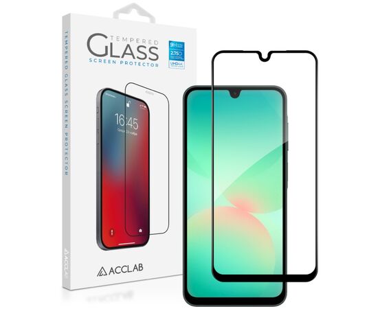 Стекло защитное ACCLAB Full Glue Samsung A26 Black (1283126608025)