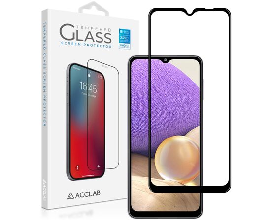 Стекло защитное ACCLAB Full Glue Samsung A32 Black (1283126510533)
