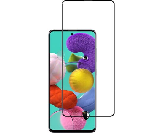 Стекло защитное ACCLAB Full Glue Samsung A51 Black (1283126508608), изображение 2 Стекло защитное ACCLAB Full Glue Samsung A51 Black (1283126508608), изображение 2