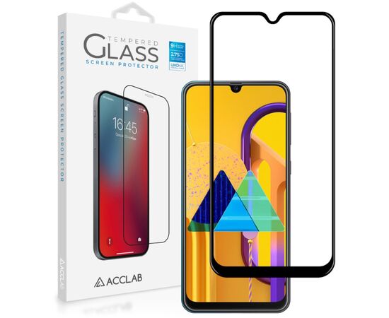 Стекло защитное ACCLAB Full Glue Samsung M30s Black (1283126508646)