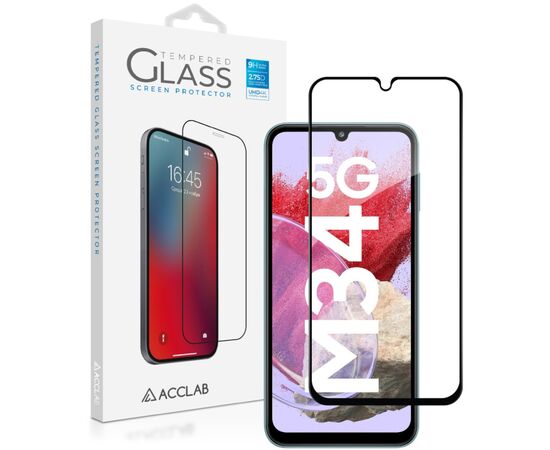 Стекло защитное ACCLAB Full Glue Samsung M34 5G Black (1283126575723)