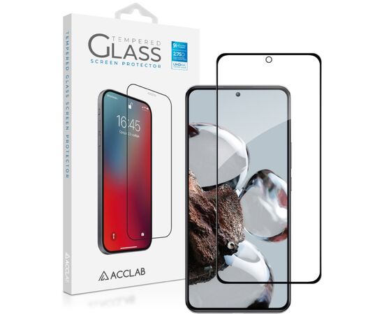 Стекло защитное ACCLAB Full Glue Xiaomi 12T/12T Pro Black (1283126546402)