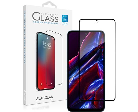Стекло защитное ACCLAB Full Glue Xiaomi Poco X5 Black (1283126567360)
