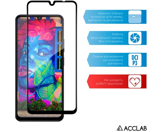Скло захисне ACCLAB Full glue Xiaomi Redmi A4 Black (1283126613272), зображення 5 Скло захисне ACCLAB Full glue Xiaomi Redmi A4 Black (1283126613272), зображення 5