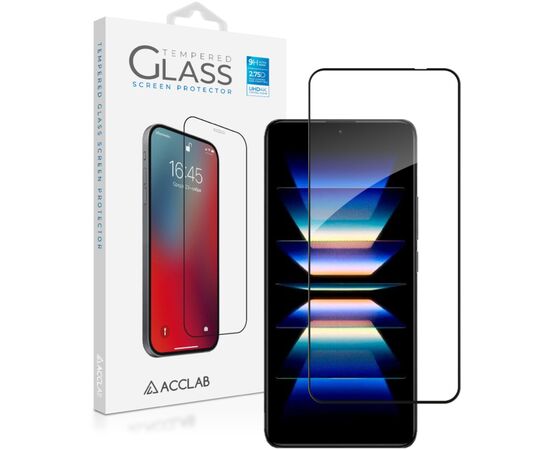 Стекло защитное ACCLAB Full Glue Xiaomi Redmi K60 Black (1283126589898)