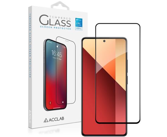 Стекло защитное ACCLAB Full Glue Xiaomi Redmi Note 13 Pro 4G Black (1283126583780)