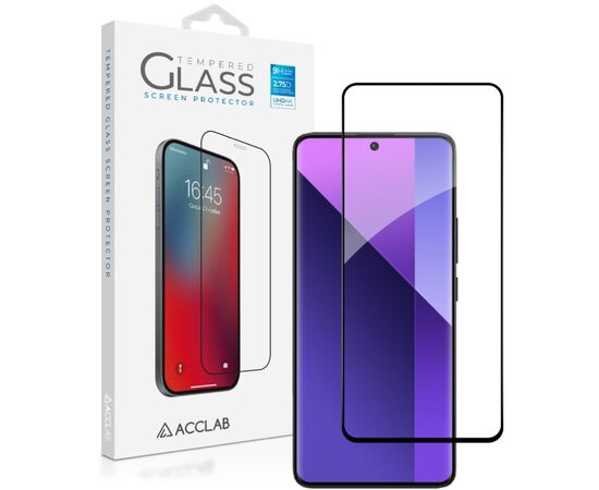Стекло защитное ACCLAB Full Glue Xiaomi Redmi Note 13 Pro Plus 5G Black (1283126583827)