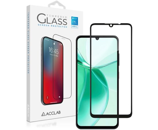 Стекло защитное ACCLAB Full Glue ZTE Blade A35 Black (1283126598845)