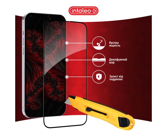 Скло захисне Intaleo Full Glue Apple iPhone 16 Pro Max Black (1283126593819), зображення 5 Скло захисне Intaleo Full Glue Apple iPhone 16 Pro Max Black (1283126593819), зображення 5