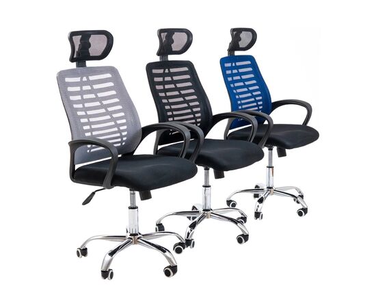 Офісне крісло Richman Бласт Хром M-1 (Tilt) Сітка чорне (ADD0002354), зображення 9 Офісне крісло Richman Бласт Хром M-1 (Tilt) Сітка чорне (ADD0002354), зображення 9