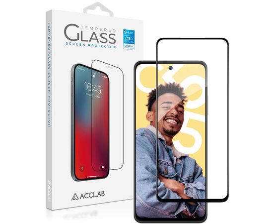 Стекло защитное ACCLAB Full Glue Realme C55 Black (1283126579714)
