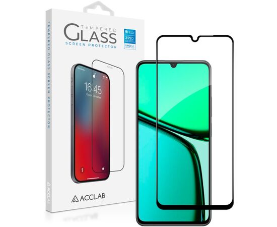 Стекло защитное ACCLAB Full Glue Realme C61 Black (1283126594038)