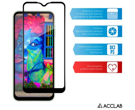 Скло захисне ACCLAB Full Glue Samsung A15 Black (1283126583032), зображення 5 Скло захисне ACCLAB Full Glue Samsung A15 Black (1283126583032), зображення 5